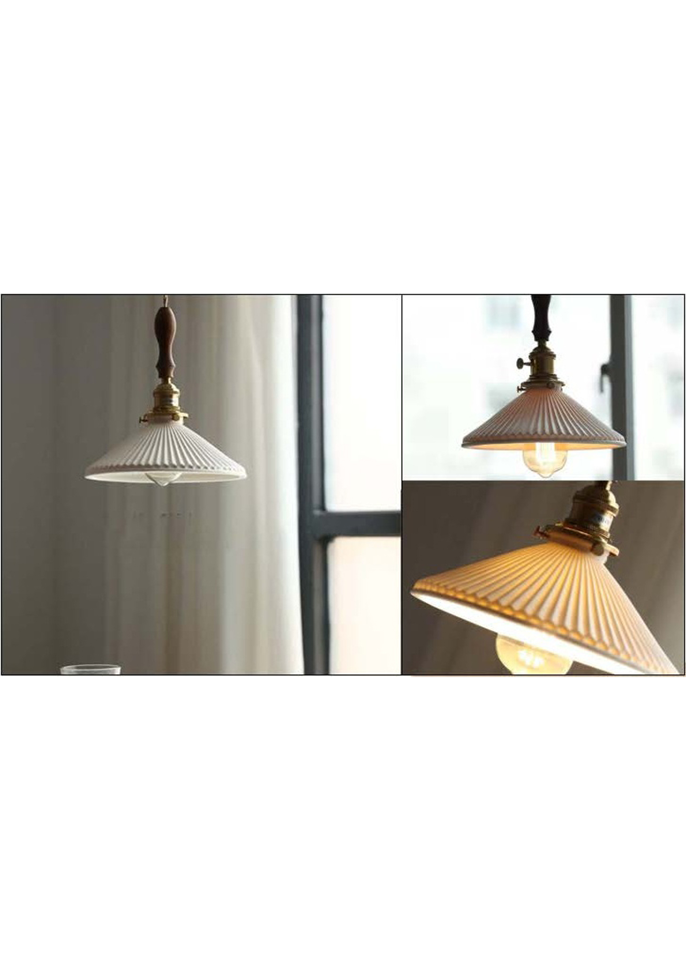 Beyond Lights - Pleated Pendant Light- GL